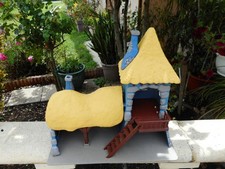 49027 CHATEAU GARGAMEL COMPLET schtroumpf smurf puffi puffo ancien home maison