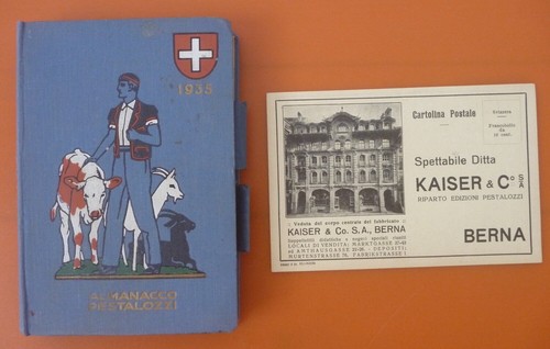 Almanacco pestalozzi 1935 - almanacco,
