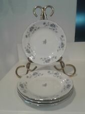 Set of 4 Blue Garland Johann Haviland Bavaria Germany 6" Bread and Butter Plates
