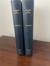 Charles de Gaulle Oeuvres tome I et II Club Français Vichy 1963