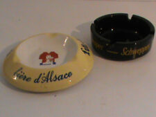 lot 2 cendriers/ SCHWEPPES ET