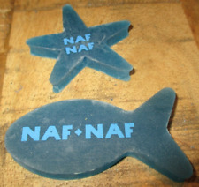 Lot Gommes collectors(eraser)NAF-NAF-Poisson & étoile de mer -Vintage années 80'