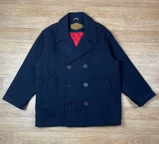 Schott NYC Peacoat Men L Wool