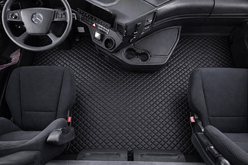 Tapis sol cuir éco - en, noir