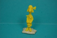 FIGURINE MONOCHROME DUNKIN ROCHE AUX FEES LUCKY LUKE INDIEN 2 JAUNE