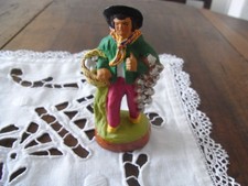 santon de provence fouque 9 cm  "le marchand d ail "