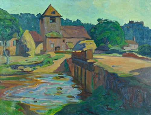 Tableau ancien école - , de