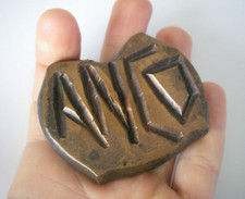 260gr BRONZE massif médaille