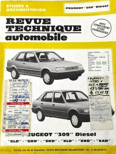 Revue technique automobile rta - revue,