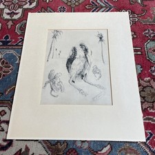BRACQUEMOND Gravure En Noir