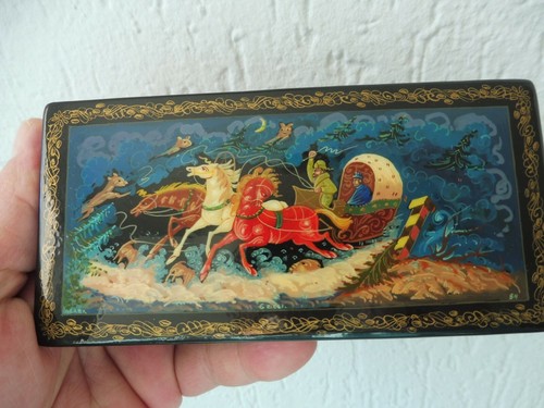 Russian lacquer box fine - russian, box,