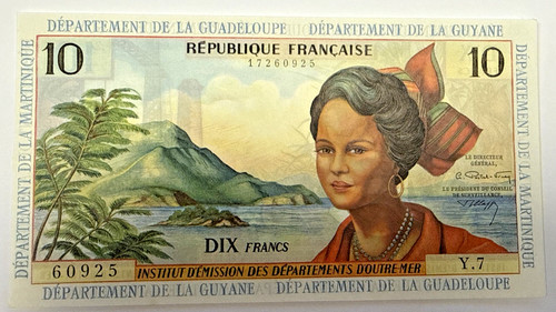Billet francs département - francs,