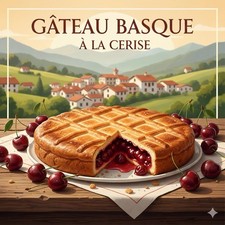 AFFICHE POSTER Gâteau  Basque
