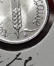 Rare 1 ct centimes EPI INOX - 1962 REBORD , SUP Superbe !