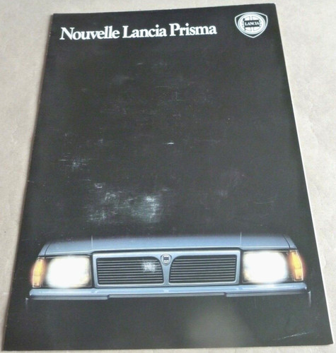 1986 lancia prisma catalogue - prisma,