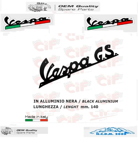 Targhetta cif vespa 150 - vespa, gs