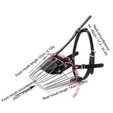 Muselière Réglable Anti-aboiements Et Anti-morsures Pour Chien De Berger