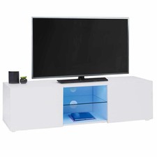 Meuble TV 113 cm ELI blanc