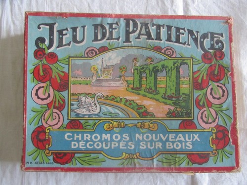 Ancien puzzle jeu patience - ancien,
