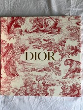 Dior Toile de Jouy Rouge Gift Box Limited Edition Packaging 25x25x10cm 