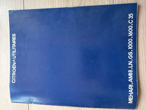 Rare catalogue brochure