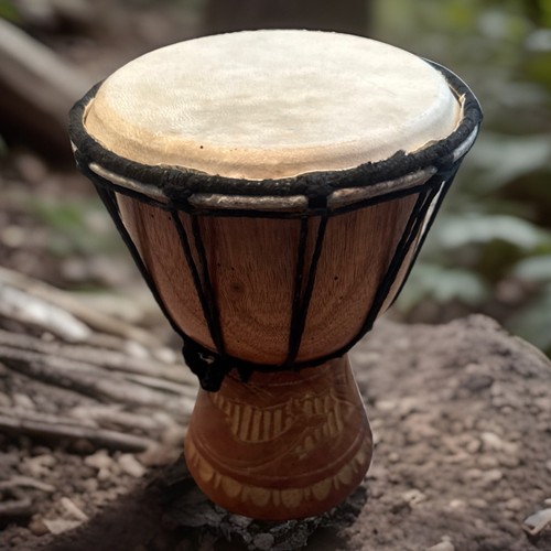 Percussion djembe drum - djembe, black