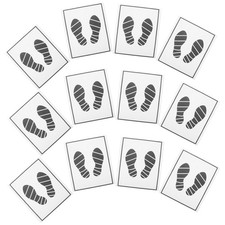 25 Pcs Tapis En Papier