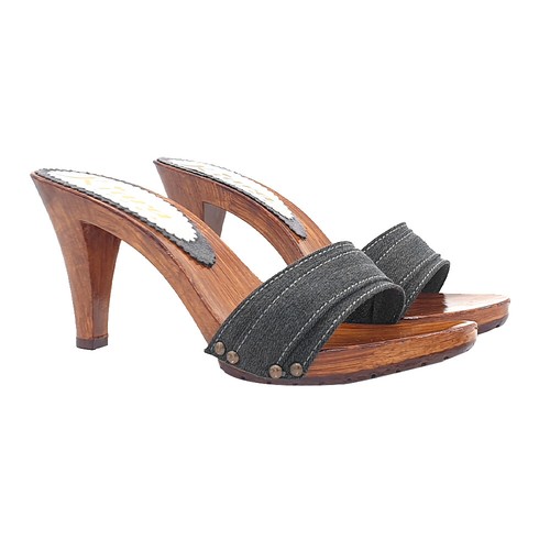 Mules pour femme avec double - mules,