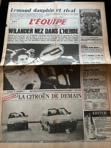 Equipe journal 6 1985 - journal, 27/6/1985