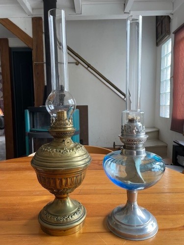 Paire lampes pétrole à - lampes,