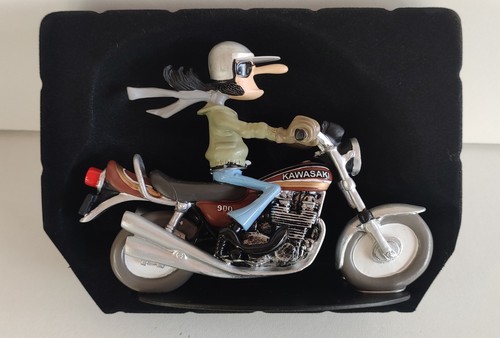 Figurine moto résine joe - figurine, en