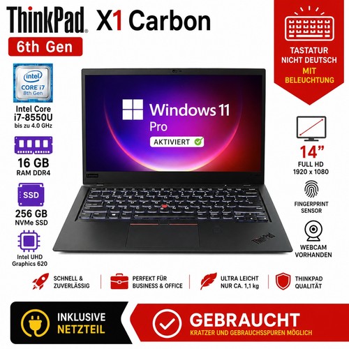 Lenovo thinkpad carbon 6th - lenovo,