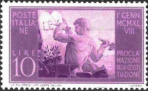 Timbre italie 517 - italie, (74146fe)