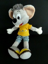 G7. DOUDOU PELUCHE SOURIS EUROPA PARK MACK gris tee shirt jaune jean 28cm - TBE