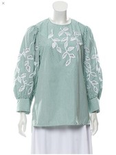 Sandro Striped Green White