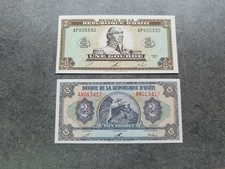 Haiti. Lot De 2 Billets. 1 Et