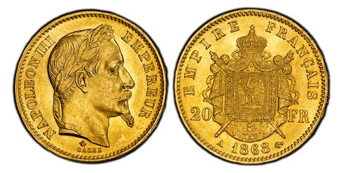 France napoleon iii - france, 1868-a