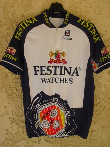 Maillot cycliste festina - cycliste,