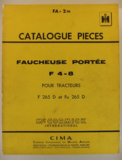 Catalogue pièces IH Faucheuse