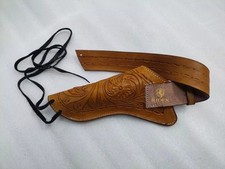 Étui pistolet revolver Western Premium en cuir avec fleurs, livraison gratuite