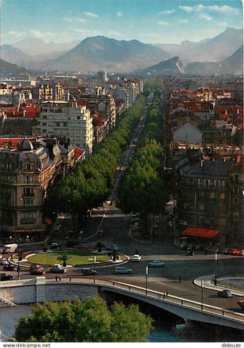 Carte postale grenoble - -,
