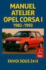Manuel Atelier OPEL CORSA I