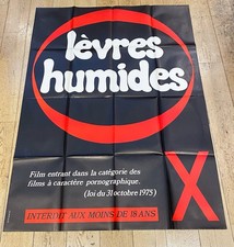 LÈVRES HUMIDES Affiche