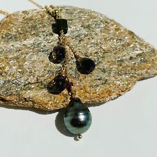 collier gold filled perle