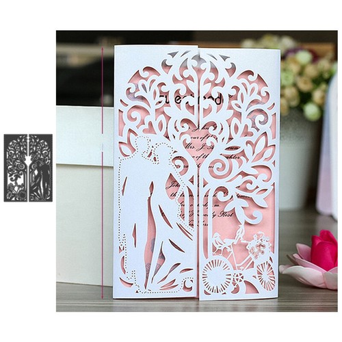 Wedding invitation metal - wedding,