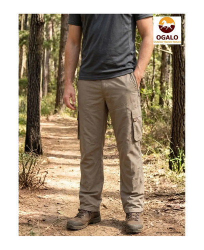 Pantalon homme ogalo marron - pantalon,