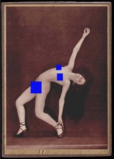 XXL grand format PHOTO DE NU féminin vers 1920 / GF80 risque sexy nude