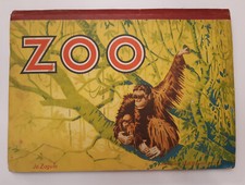 Livre ancien pop-up relief zoo Jo Zagula (1945)