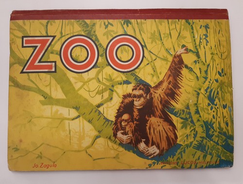 Livre ancien pop relief - pop-up, zoo