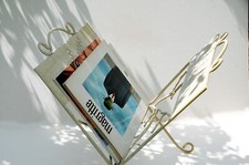 Porte revues vintage en métal